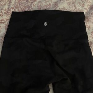 Lululemon Black Camo Leggings